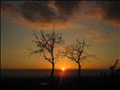 Sunset at Sorkhe hesar Park, Tehranpars, Iran  غروب در پارک جنگلی سرخه حصار.